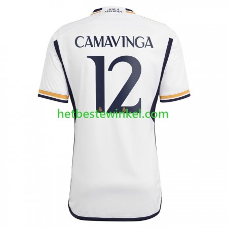 Real Madrid Camavinga 12 Voetbalshirts Thuis 2023-24